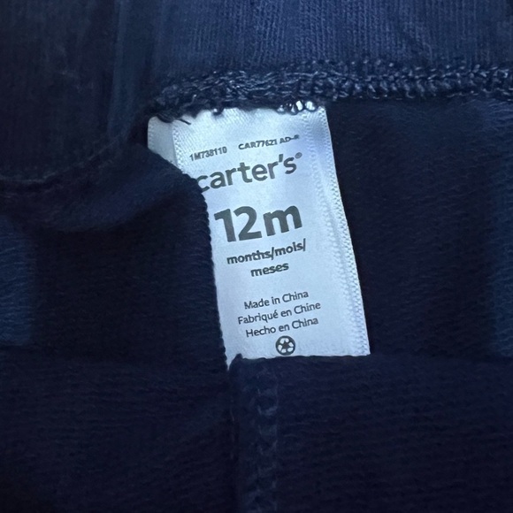 Carter’s Striped Baby Outfit Set with Bodysuit,Shirt and Pants (Size 12 Months) - Picture 6 of 10